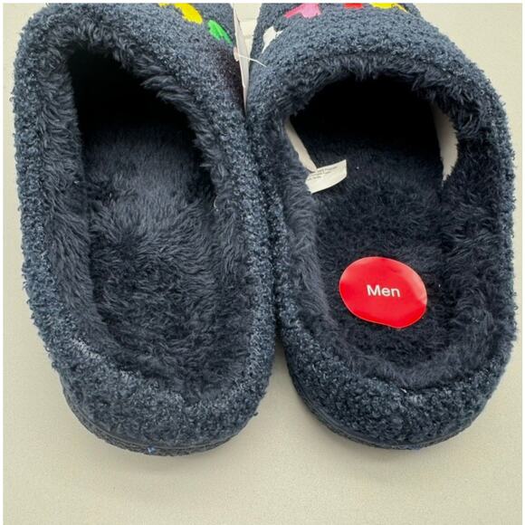 Family PJs Slippers Mens XL 12-13 JOLLY Colorful Festive Comfy Lounge Bright - Picture 4 of 7